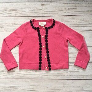 Kate Spade Lace Trim Cardigan Pink 2T